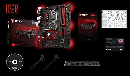 MSI Z370 Gaming Plus Motherboard, Black